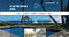 Desktop Screenshot of aeloapoolservice.com